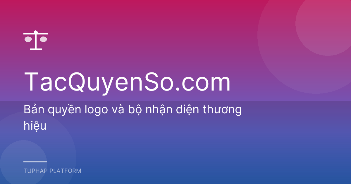 Bản quyền logo và bộ nhận diện thương hiệu