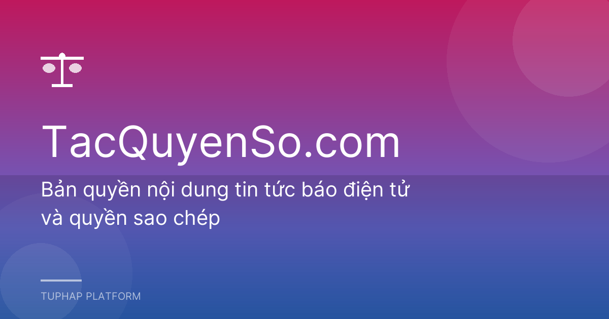 Bản quyền nội dung tin tức báo điện tử và quyền sao chép