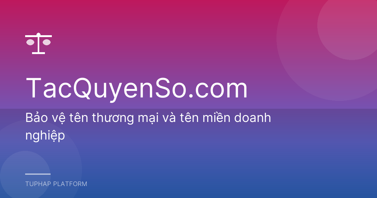 Bảo vệ tên thương mại và tên miền doanh nghiệp